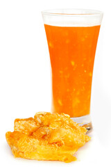 Medicinal Bael fruit with juice