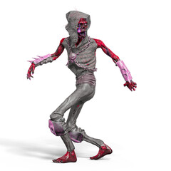 zombie is looking back