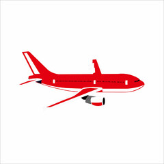 modern airplane vector design