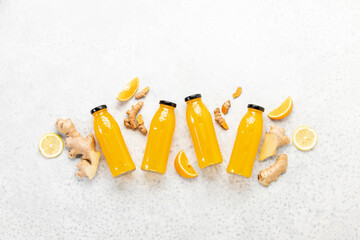 Ginger turmeric shots ready to drink