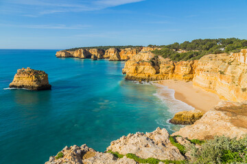 beach of Praia da Marinha