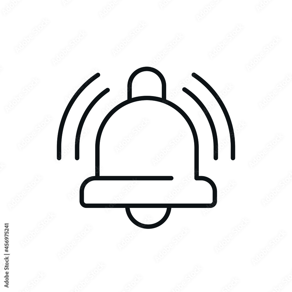 Poster notification linear icon. thin line customizable illustration. contour symbol. vector isolated outli