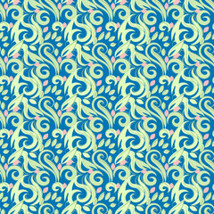 seamless pattern. pattern with flowers.