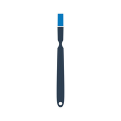 Color surgical forceps flat style icon. Simple editable eps vector usable for web and print items.