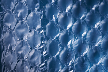 Close up of bubble wrap, used for packaging