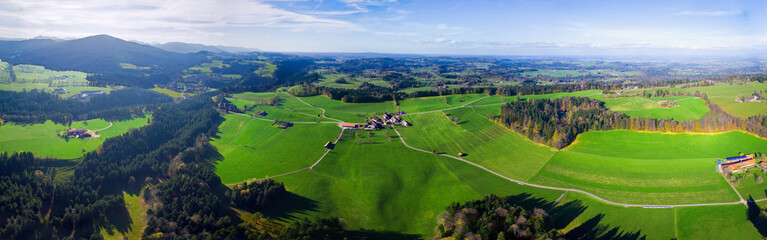 Village in The Fields (Pano)
