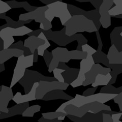 Seamless geometric pattern of spots. Abstract camo. Print on fabric and textiles. Vector illustration