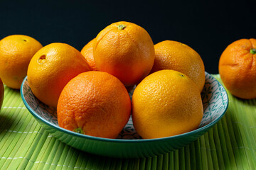 bowl of oranges