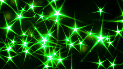 SKY GREEN STAR STOCK IMAGE BLACK BACKGROUND