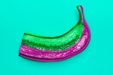 A photograph taken of a banana, part of my 6 piece Pop-Fruits photo series. Pop-Fruit 2