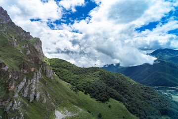 Fuentede in Picos de Europa mountain, Cantabria, Spain.