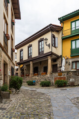 Potes village in Cantabria, Spain.