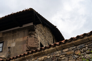 Obraz premium Potes village in Cantabria, Spain.