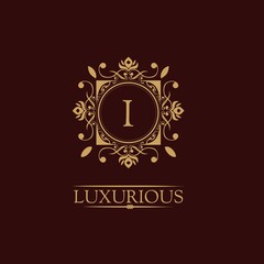 Luxury Logo Template in vector for Restaurant, Royalty, Boutique, Cafe, Hotel, Heraldry, Jewelry, Fashion and other vector illustrations