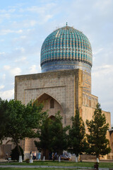 The Bibi-Khanym Mosque in Samarkand, Uzbekistan