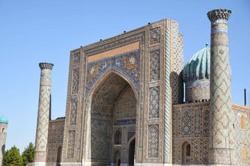 Registan, the heart of the ancient city of Samarkand, Uzbekistan