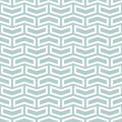Geometric vector pattern with white arrows. Geometric modern ornament. Seamless abstract background