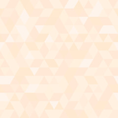 Geometric vector pattern with light pink triangles. Geometric modern ornament. Seamless abstract background