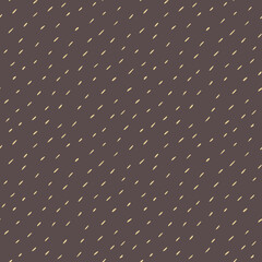 Seamless vector background with random golden lines. Abstract ornament. Dotted abstract pattern