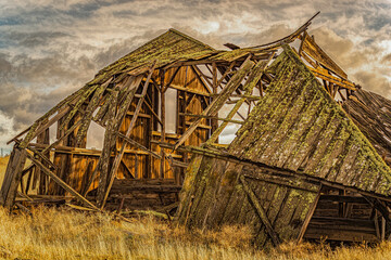 Old Barn Running Out of Sunsets 