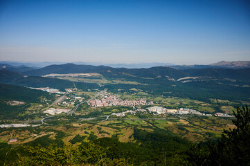 Fototapeta na wymiar Aerial view of Alsasua