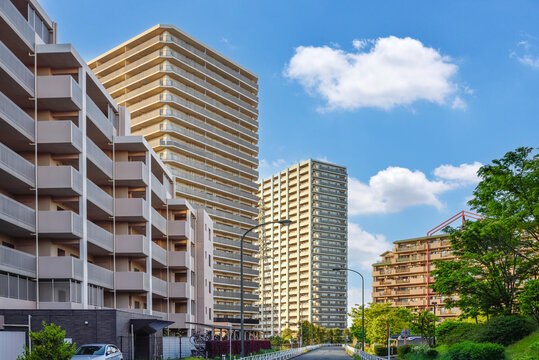 日本の住宅地   Japan's residential area.　
