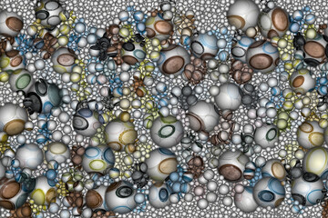 Recycled Multicolored Plastic Bottle Caps