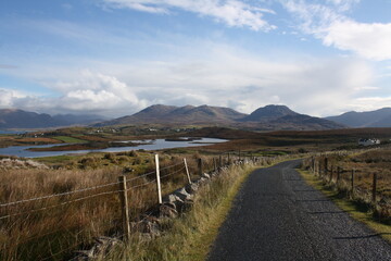 Route dans le Connemara