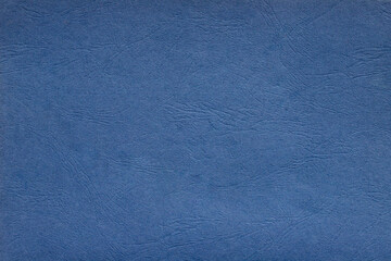 texture of old blue cardboard paper surface background 