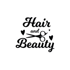 Hair and Beauty T- Shirt Design