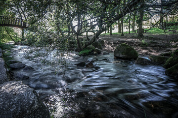 Rio Barosa in Pontevedra going down the natural park