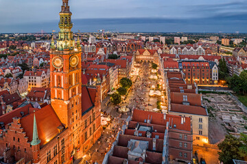 Old town of Gdańsk, Poland.	
