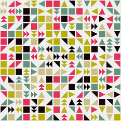 Abstract Geometric Pattern generative computational art illustration