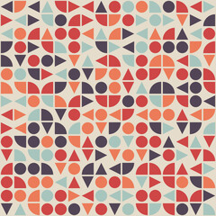 Abstract Geometric Pattern generative computational art illustration