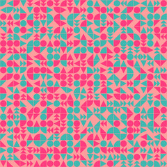 Abstract Geometric Pattern generative computational art illustration