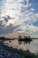 Nove mlyny lake, Southern Moravia, Czech Republic