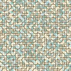 Abstract Geometric Pattern generative computational art illustration