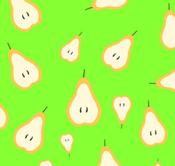 seamless pattern with pears