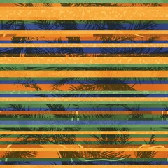 Seamless hip vogue random trendy stripe pattern print. High quality illustration. Detailed patterned strips of color. Luxury fashion or interior design print for surface design. Intricate posh style.