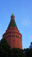 Fototapeta premium city buildings moscow street red square architecture