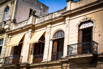 Facade of an old house