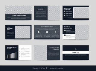 Corporate company profile presentation template