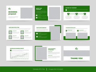 Corporate company profile presentation template