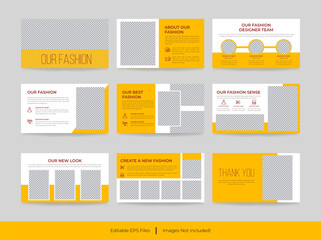 Fashion powerpoint presentation slides template design