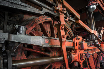 steam locomotive wheels