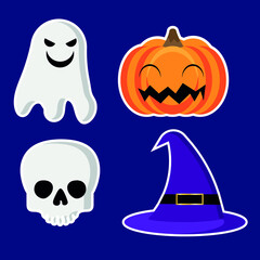 set of halloween