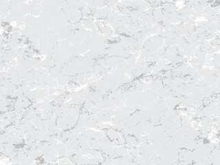 White and gray marble vector texture, natural concrete distressed overlay scratched background, contain three colors only.
