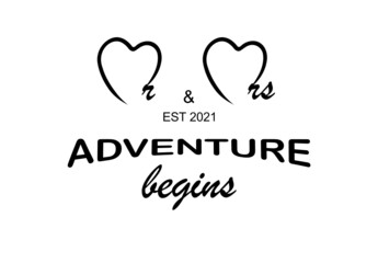 Adventure awaits wedding sign