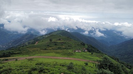 panorama of the mountains