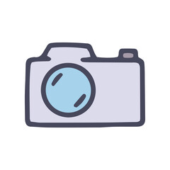 camera color vector doodle simple icon design